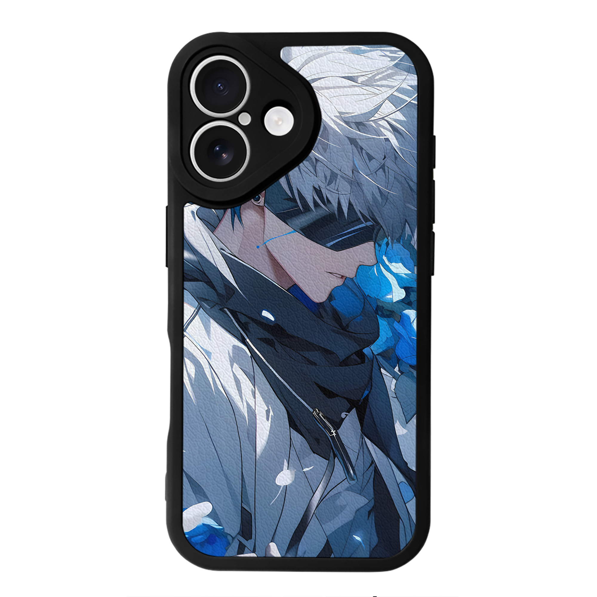 （画像用） 呪術廻戦 Jujutsu Kaisen 【iPhone 16シリーズ対応】シリコンスマホケース（レザー調） 材質：シリコン